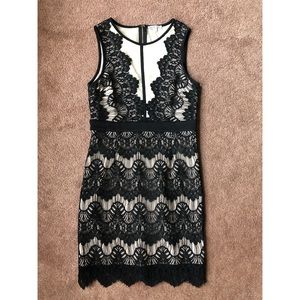 Black lace dress